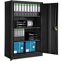 TecTake 402937 meuble de classement et accessoire Acier Noir
