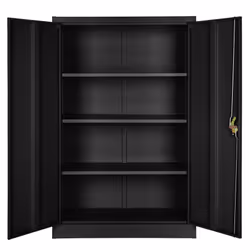 TecTake 402937 meuble de classement et accessoire Acier Noir - Vue supplémentaire 6