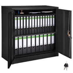 TecTake 402941 meuble de classement et accessoire Acier Noir