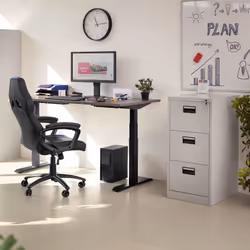 TecTake 402942 meuble de classement et accessoire Acier Noir