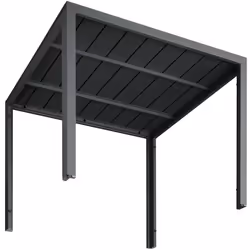 TecTake 402954 table de jardin Noir