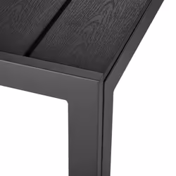 TecTake 402954 table de jardin Noir