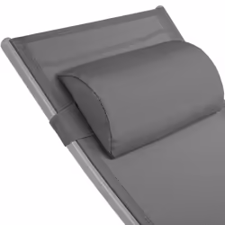 TecTake 403063 chaise de plage Gris Aluminium - Vue supplémentaire 6
