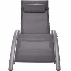 TecTake 403063 chaise de plage Gris Aluminium - Vue supplémentaire 7