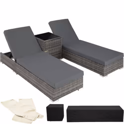 TecTake 403088, Gris, Aluminium, Polyester