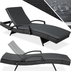 Bain de soleil oceane 5 positions cadre en aluminium -