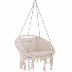 TecTake 403205, Polyester, Acier, Beige, 3,9 kg