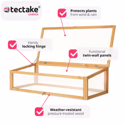 TecTake 403231 jardinière surélevée Marron
