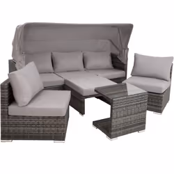 TecTake 403237 canapé Gris