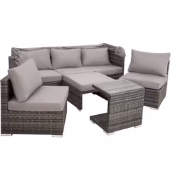 TecTake 403237 canapé Gris