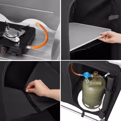 TecTake 403345 cuisine de camping Noir - Vue supplémentaire 4