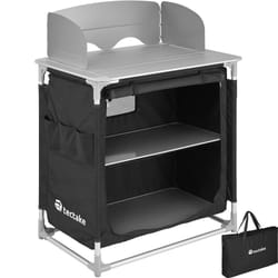TecTake 403346 cuisine de camping Noir