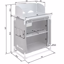 TecTake 403346 cuisine de camping Noir - Vue supplémentaire 6