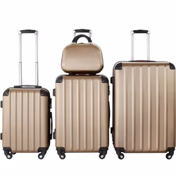 TecTake 403411 pièce de bagage individuel Champagne