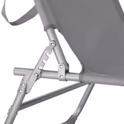 TecTake 403414 chaise de plage Gris Polyester, Acier - Vue supplémentaire 5