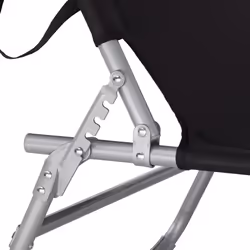TecTake 403415 chaise de plage Noir Polyester, Acier - Vue supplémentaire 5