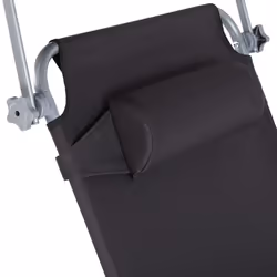 TecTake 403415 chaise de plage Noir Polyester, Acier - Vue supplémentaire 7