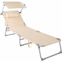 TecTake 403417, Beige, Polyester, Acier, 110 kg, 6,2 kg