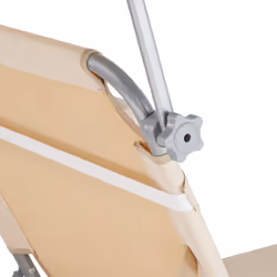 TecTake 403418 chaise de plage Beige Polyester, Acier - Vue supplémentaire 7