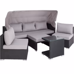 TecTake 403426 canapé Noir