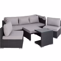 TecTake 403426 canapé Noir