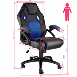 TecTake 403453 chaise et fauteuil de bureau - Vue supplémentaire 6