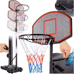 Faites votre entrée dans l'arène pour un lancer parfait avec notre panier mobile de basket. Grâce au réglage en hauteur de la ...