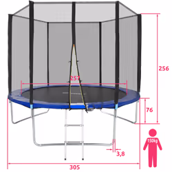 TecTake 403518 trampoline de cours de récréation et de jardin - Vue supplémentaire 7
