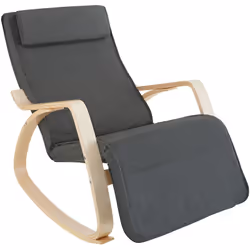 Après une longue journée de travail, quoi de mieux de pouvoir se reposer sur notre fauteuil à bascule au design élégant. Grâc ...