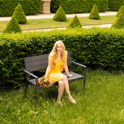 TecTake 403546 banc de jardin Polystyrène