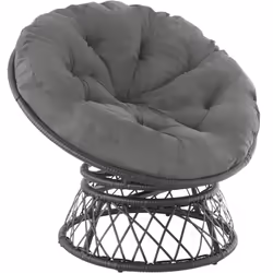 TecTake 403552, Polyester, Acier, Noir
