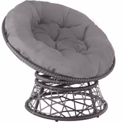 TecTake 403553, Polyester, Acier, Gris