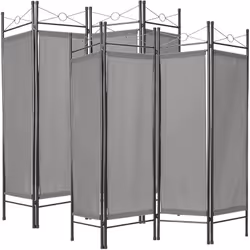 Paravent, Séparation de pièces, Cloison amovible, 4 Panneaux Pans Pliables en Toile Polyester 180 cm x 160 cm x 2,5 cm TECTAK ...