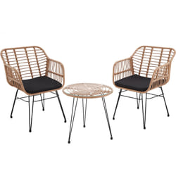 TecTake 403558 ensemble de meubles de jardin Marron