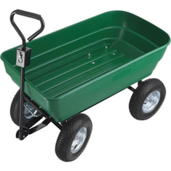 Chariot de jardin et de transport avec fonction d'inclinaison  vert