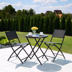 TecTake 403588 ensemble de meubles de jardin Gris