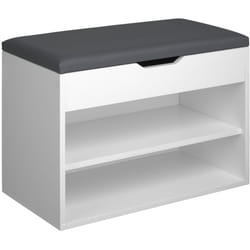 TecTake 403614 Organisateur pour chaussures Blanc
