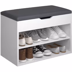 TecTake 403614 Organisateur pour chaussures Blanc