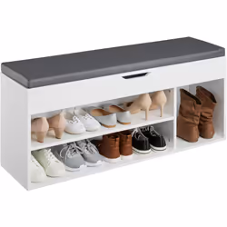 TecTake 403623 Organisateur pour chaussures Blanc