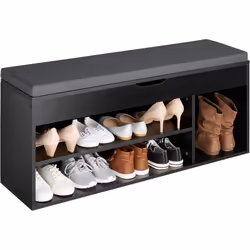 TecTake 403624 Organisateur pour chaussures Noir