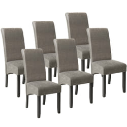 TecTake 403629 Ensemble de meubles de salle à manger Gris