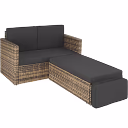 TecTake 403688 canapé Marron