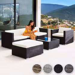TecTake 403697 ensemble de meubles de jardin