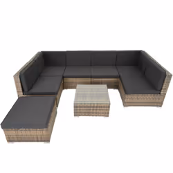 TecTake 403701 ensemble de meubles de jardin