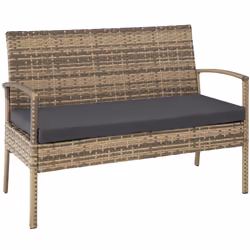TecTake 403707 ensemble de meubles de jardin Marron