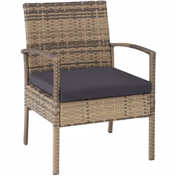 TecTake 403707 ensemble de meubles de jardin Marron