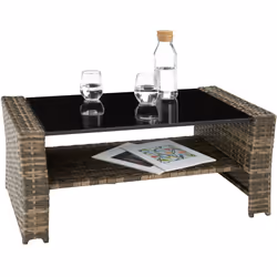 TecTake 403719 ensemble de meubles de jardin Marron