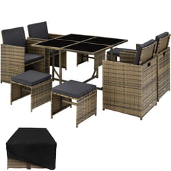 TecTake 403735 ensemble de meubles de jardin Marron
