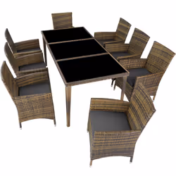 TecTake 403753 ensemble de meubles de jardin Marron - Vue supplémentaire 4