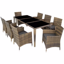 TecTake 403753 ensemble de meubles de jardin Marron - Vue supplémentaire 6